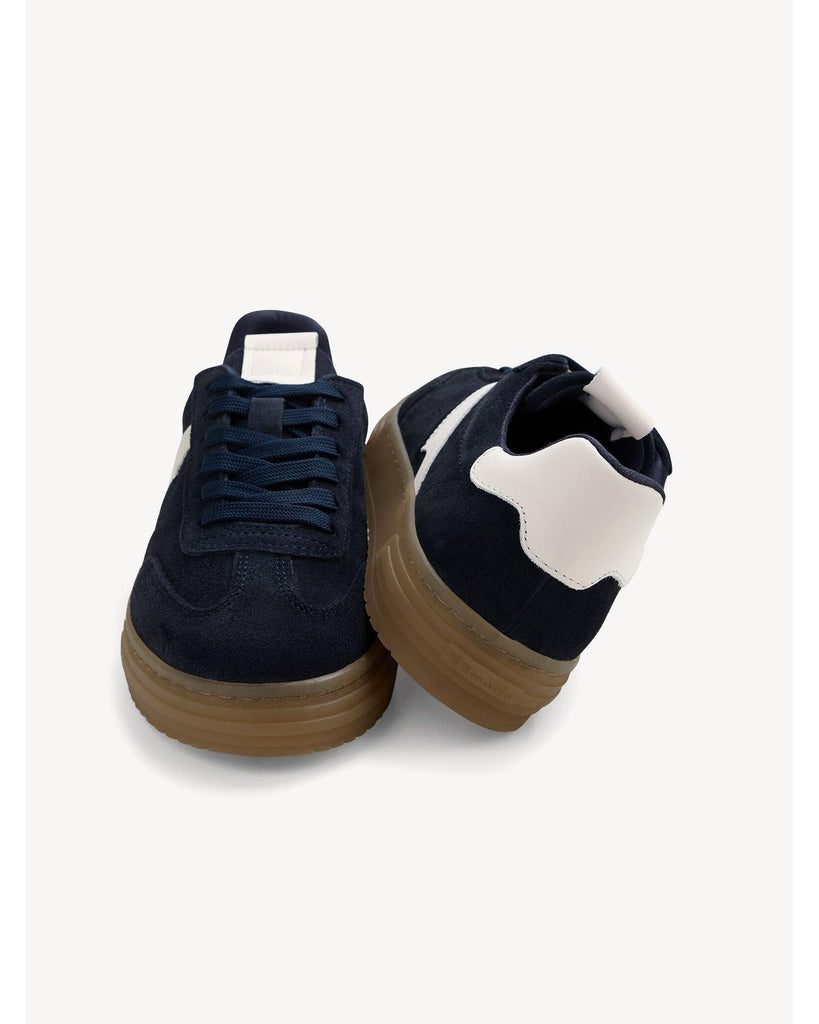 Navy Suede Sneaker – timeless women’s fashion from C&K, an independent lifestyle store in Settle, North Yorkshire.
