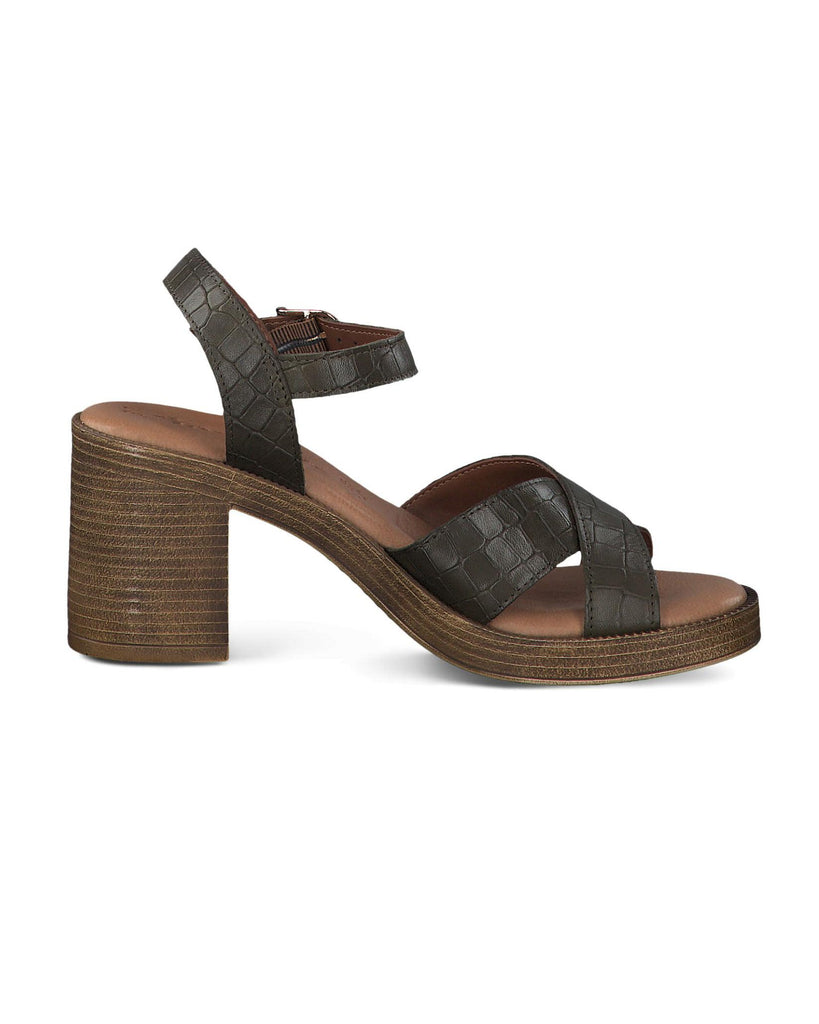 Olive Chunky Sandal – timeless women’s fashion from C&K, an independent lifestyle store in Settle, North Yorkshire.
