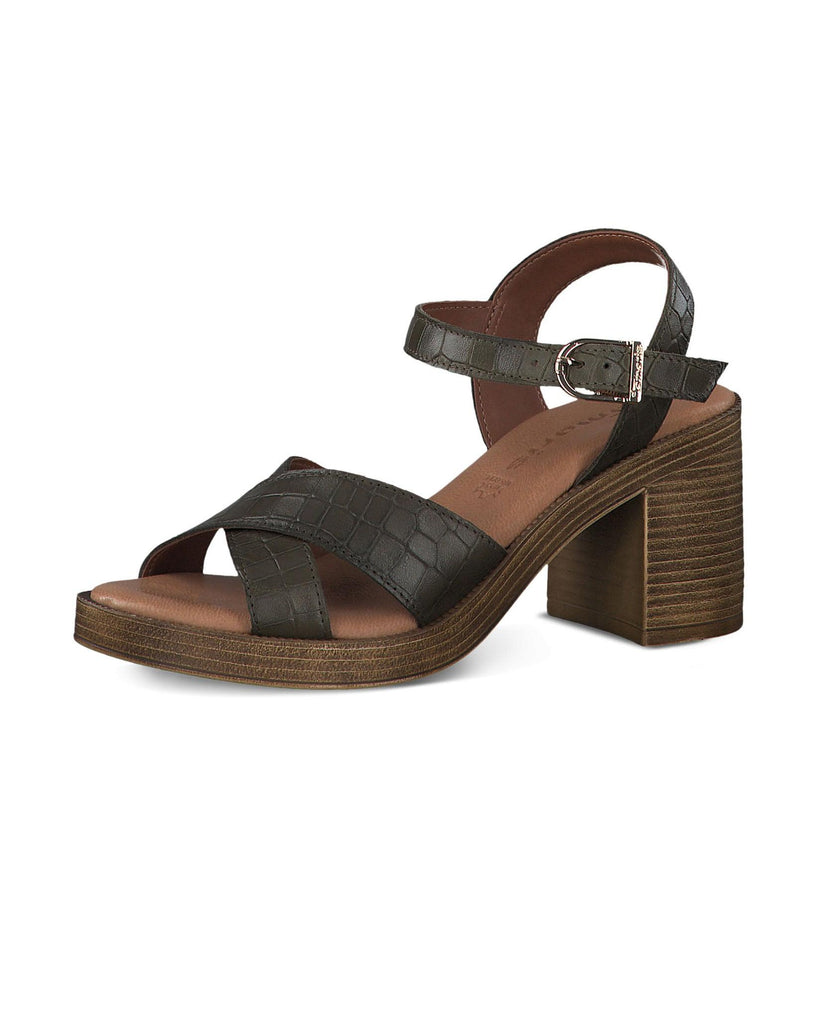 Olive Chunky Sandal – timeless women’s fashion from C&K, an independent lifestyle store in Settle, North Yorkshire.