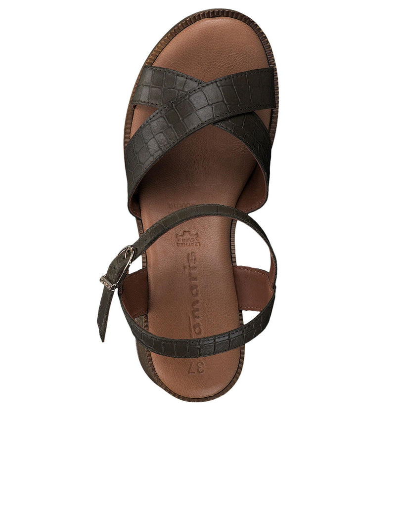 Olive Chunky Sandal – timeless women’s fashion from C&K, an independent lifestyle store in Settle, North Yorkshire.