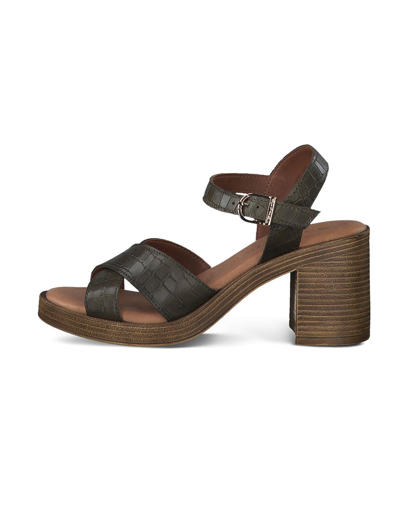 Olive Chunky Sandal – timeless women’s fashion from C&K, an independent lifestyle store in Settle, North Yorkshire.