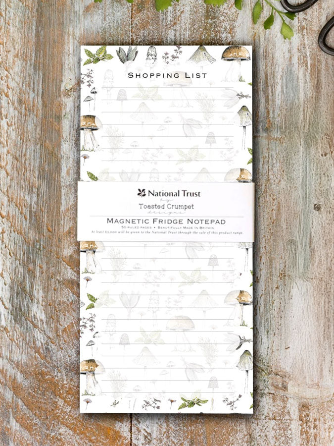 Wild Mushrooms & Foraged Herbs Magnetic Shopping List – thoughtful gifts and beautiful finds from C&K, an independent lifestyle store in Settle.