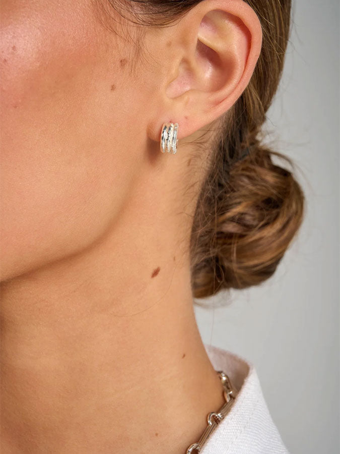 Breeze Earrings Silver – stylish accessories from C&K, an independent lifestyle store in Settle, North Yorkshire.