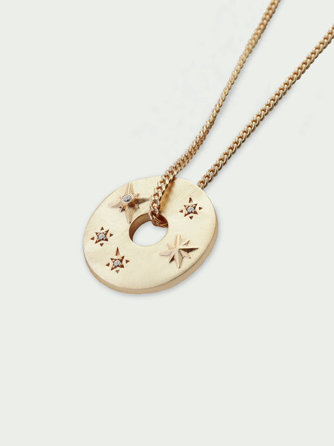Celestial Necklace - Gold – stylish accessories from C&K, an independent lifestyle store in Settle, North Yorkshire.