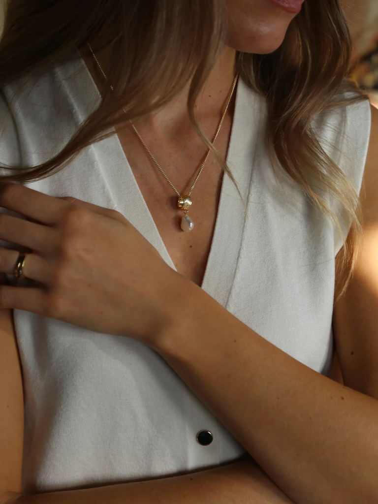Freshwater Pearl Necklace – stylish accessories from C&K, an independent lifestyle store in Settle, North Yorkshire.