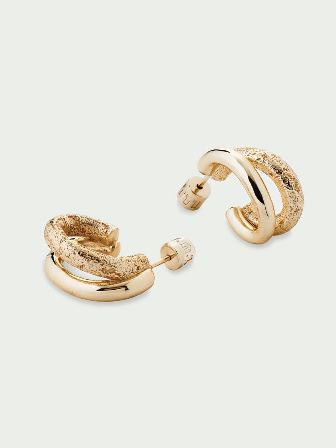 Mirage Earrings Large - Gold – stylish accessories from C&K, an independent lifestyle store in Settle, North Yorkshire.