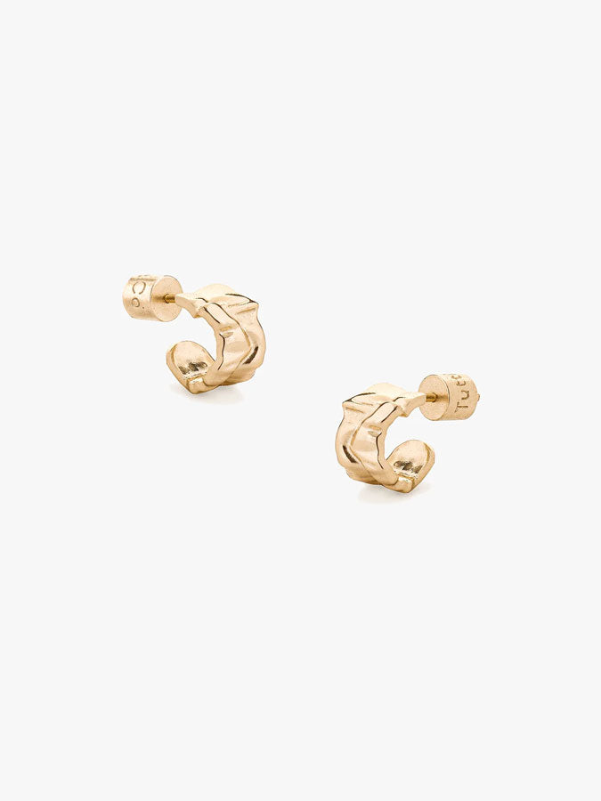 Ripple Earrings Gold – stylish accessories from C&K, an independent lifestyle store in Settle, North Yorkshire.