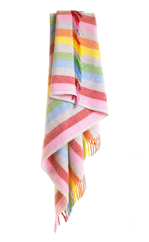 Lifestyle Rainbow Throw – thoughtful gifts and beautiful finds from C&K, an independent lifestyle store in Settle.