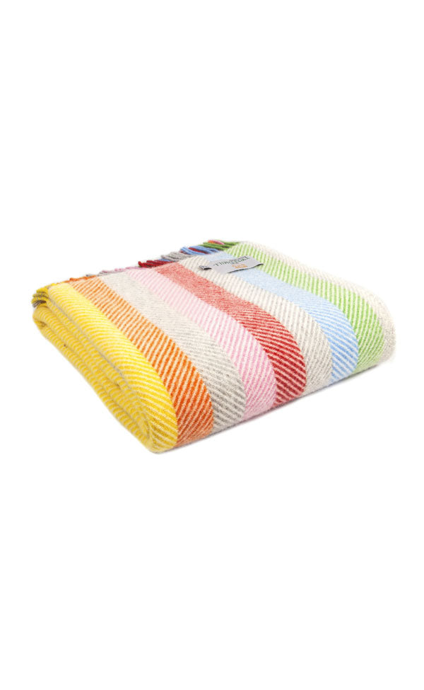 Lifestyle Rainbow Throw – thoughtful gifts and beautiful finds from C&K, an independent lifestyle store in Settle.