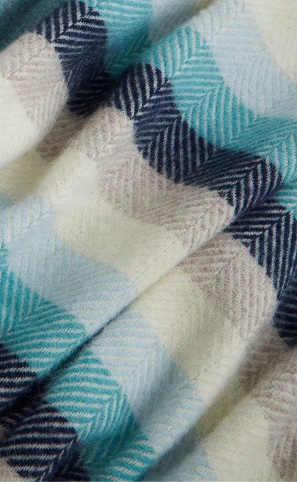 Lifestyle Seashore Stripe Throw – thoughtful gifts and beautiful finds from C&K, an independent lifestyle store in Settle.