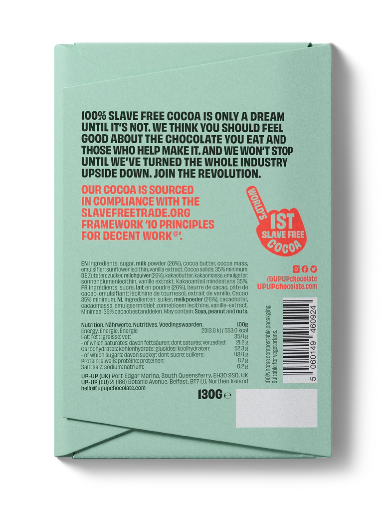 Original Milk Chocolate Bar 130g – thoughtful gifts and beautiful finds from C&K, an independent lifestyle store in Settle.