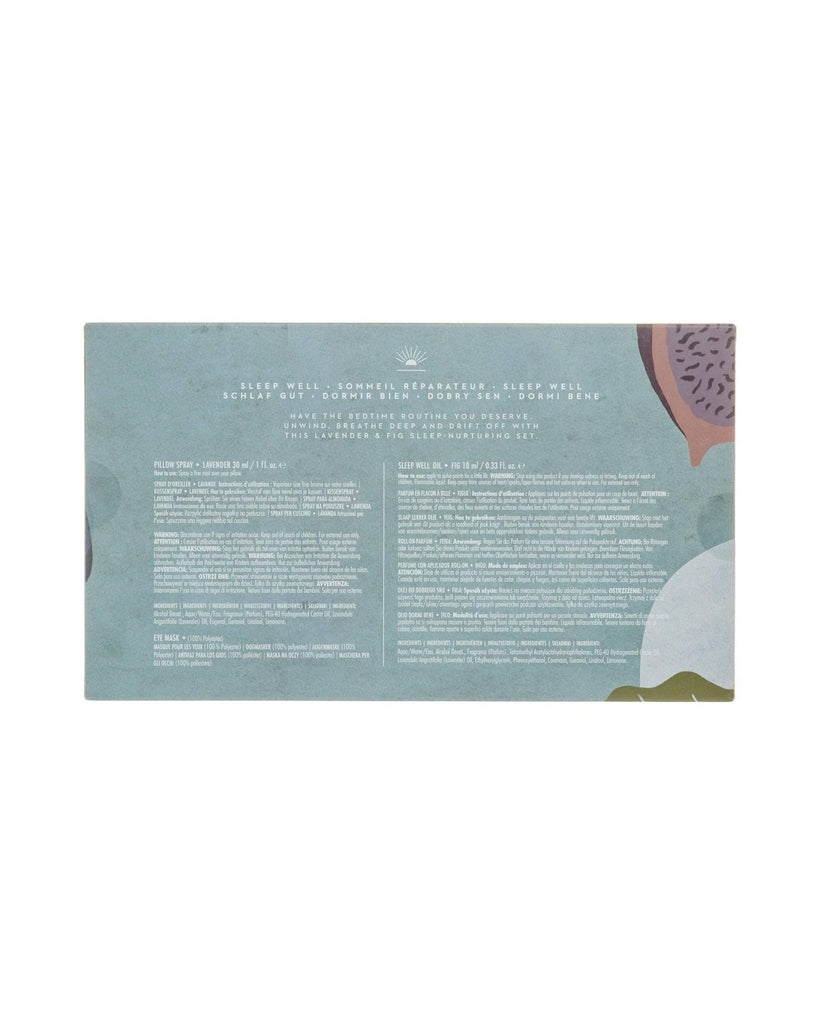 3pc Relaxing Sleep Well Set - Lavender & Fig – thoughtful gifts and beautiful finds from C&K, an independent lifestyle store in Settle.