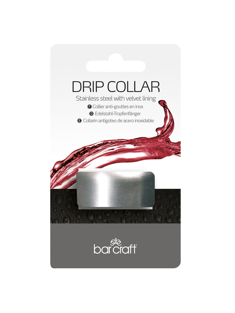 BarCraft Stainless Steel Wine Drip Collar – quality kitchenware & dining essentials by C&K, an independent lifestyle store in Settle.