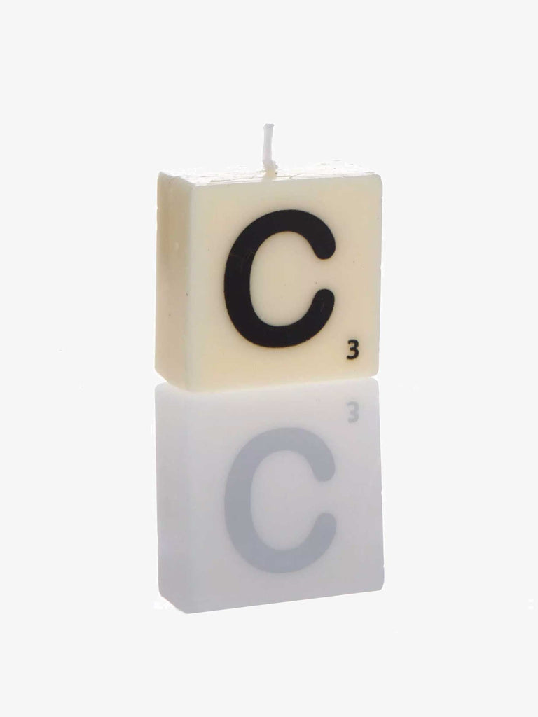 Letter Candle C – thoughtful gifts and beautiful finds from C&K, an independent lifestyle store in Settle.