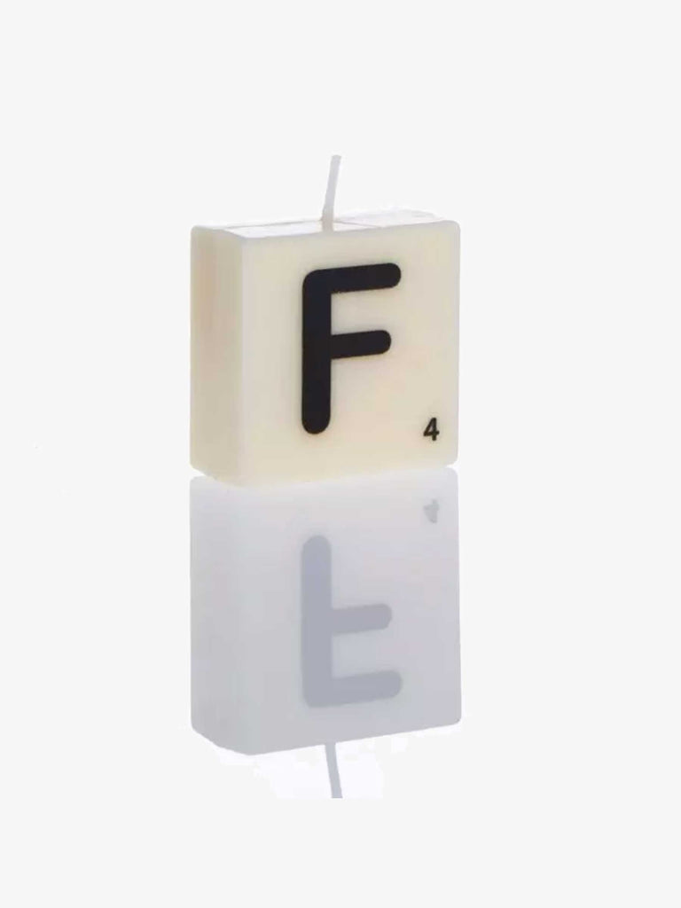 Letter Candle F – thoughtful gifts and beautiful finds from C&K, an independent lifestyle store in Settle.