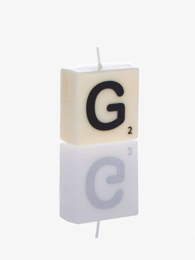 Letter Candle G – thoughtful gifts and beautiful finds from C&K, an independent lifestyle store in Settle.