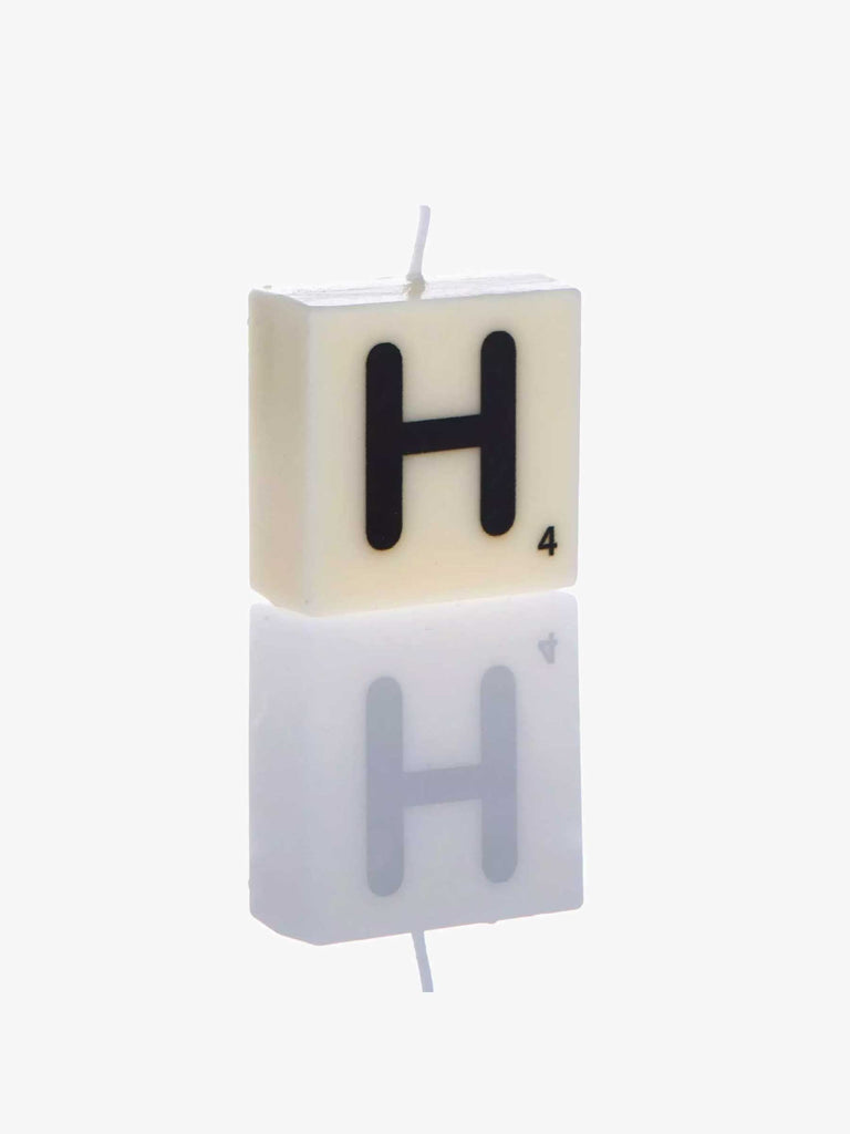 Letter Candle H – thoughtful gifts and beautiful finds from C&K, an independent lifestyle store in Settle.