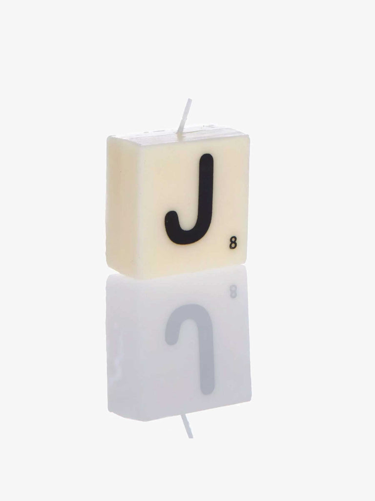 Letter Candle J – thoughtful gifts and beautiful finds from C&K, an independent lifestyle store in Settle.