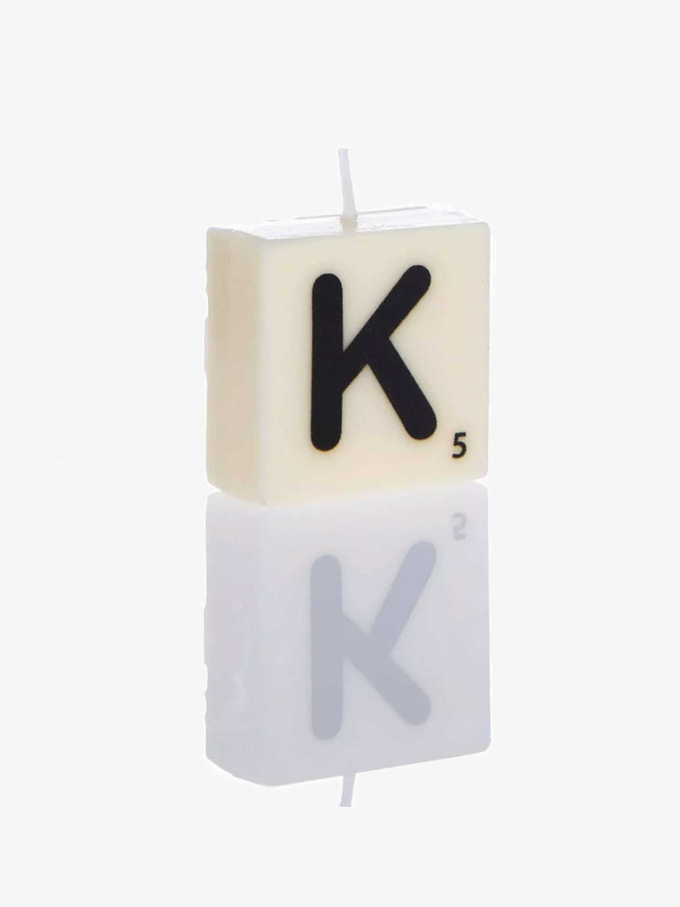 Letter Candle K – thoughtful gifts and beautiful finds from C&K, an independent lifestyle store in Settle.