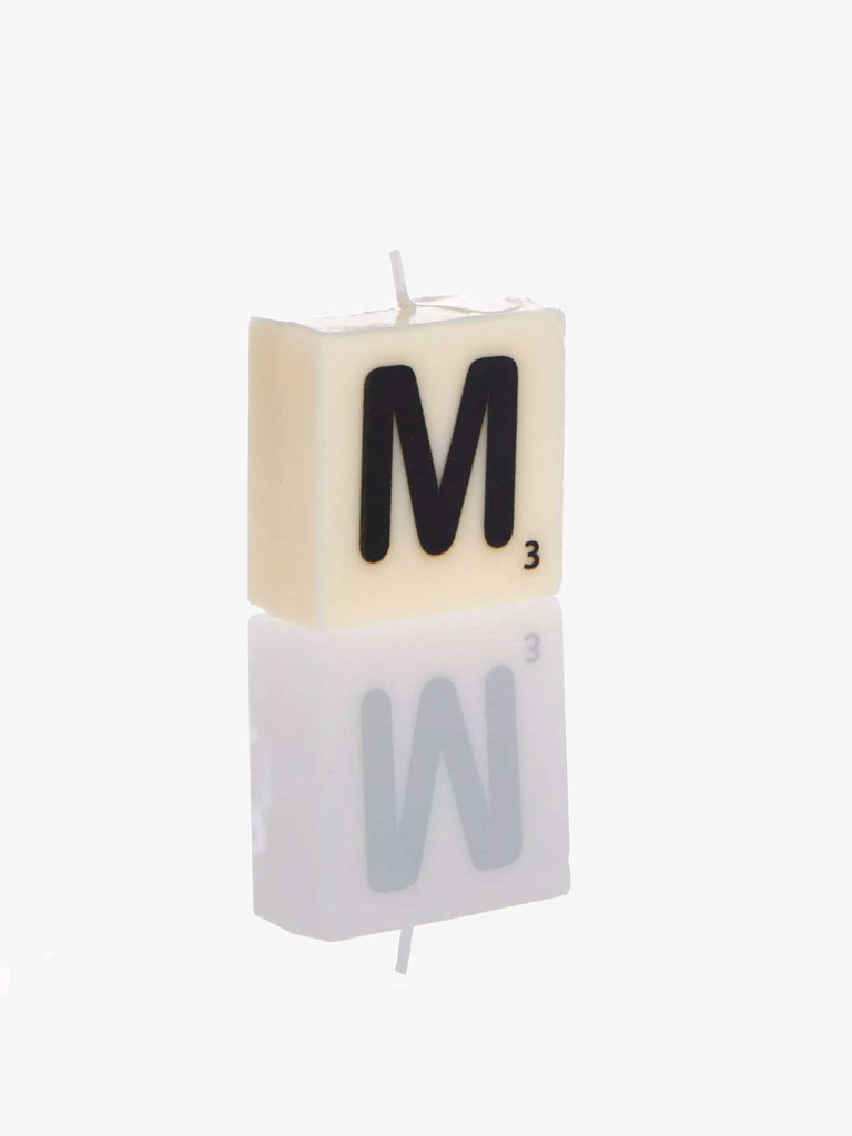 Letter Candle M – thoughtful gifts and beautiful finds from C&K, an independent lifestyle store in Settle.