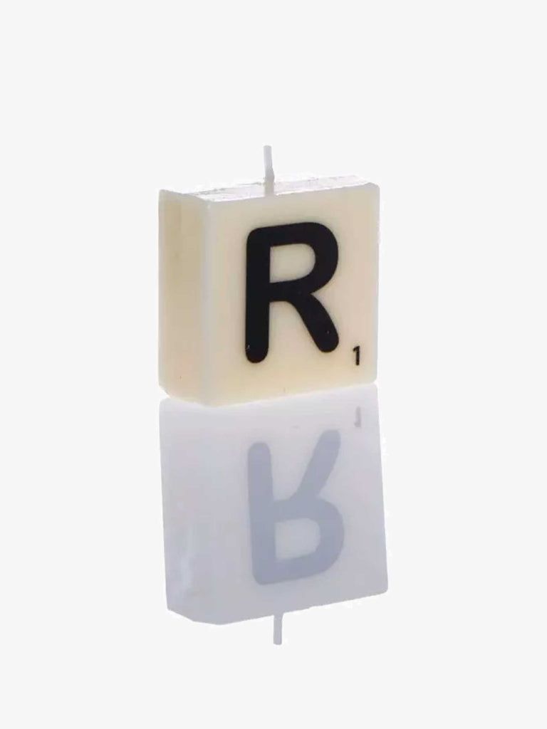 Letter Candle R – thoughtful gifts and beautiful finds from C&K, an independent lifestyle store in Settle.