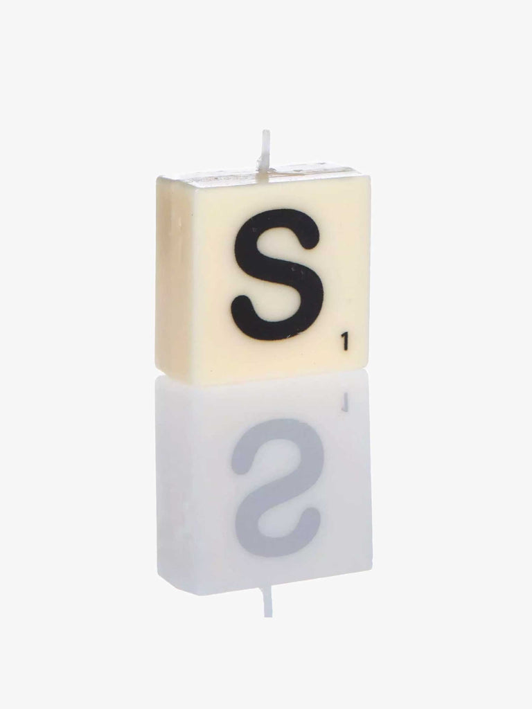 Letter Candle S – thoughtful gifts and beautiful finds from C&K, an independent lifestyle store in Settle.