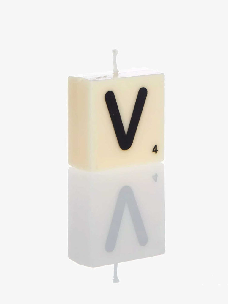 Letter Candle V – thoughtful gifts and beautiful finds from C&K, an independent lifestyle store in Settle.