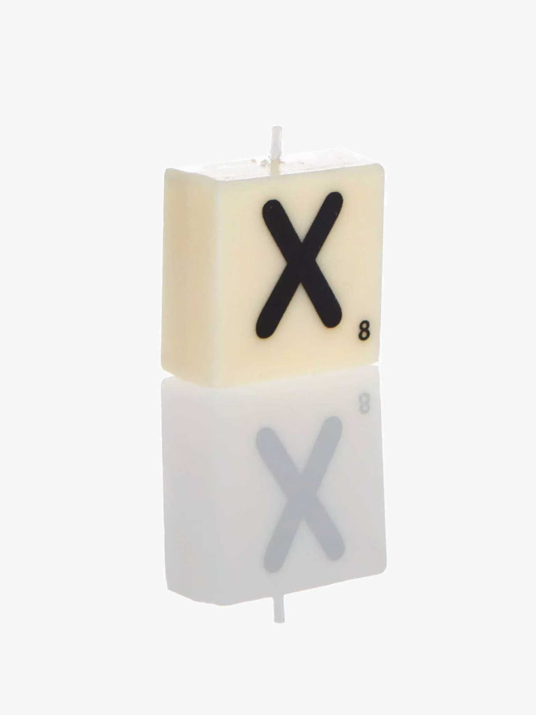 Letter Candle X – thoughtful gifts and beautiful finds from C&K, an independent lifestyle store in Settle.
