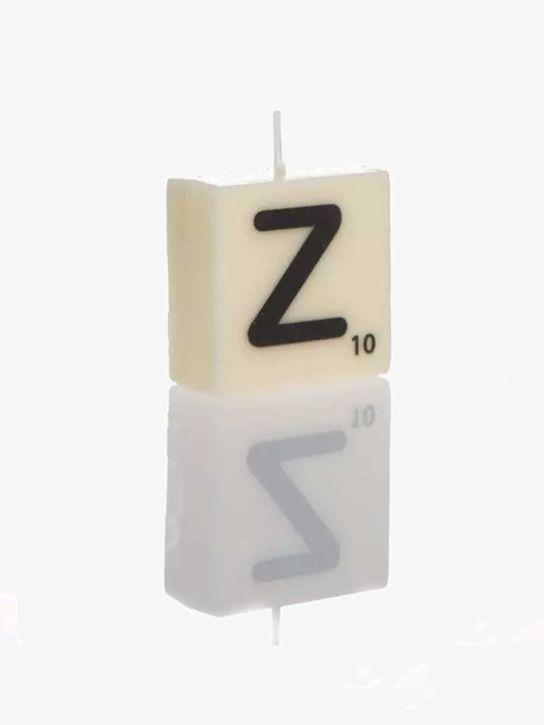 Letter Candle Z – thoughtful gifts and beautiful finds from C&K, an independent lifestyle store in Settle.