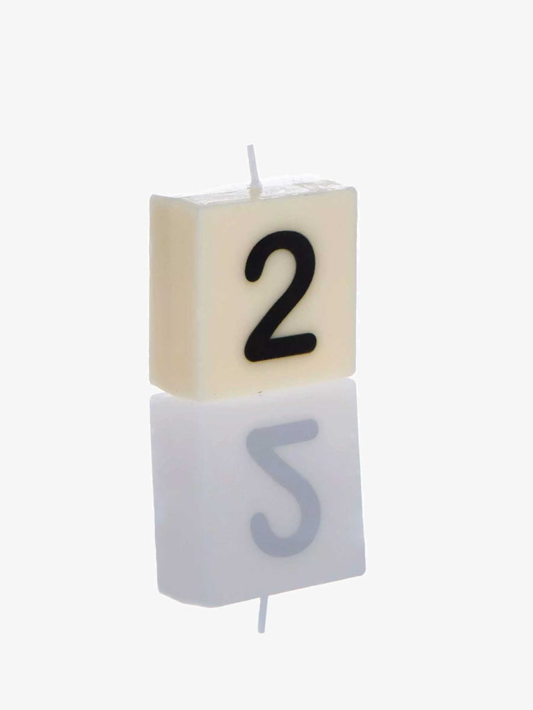 Number Candle 2 – thoughtful gifts and beautiful finds from C&K, an independent lifestyle store in Settle.