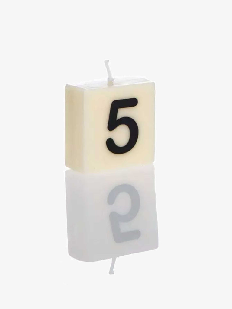 Number Candle 5 – thoughtful gifts and beautiful finds from C&K, an independent lifestyle store in Settle.