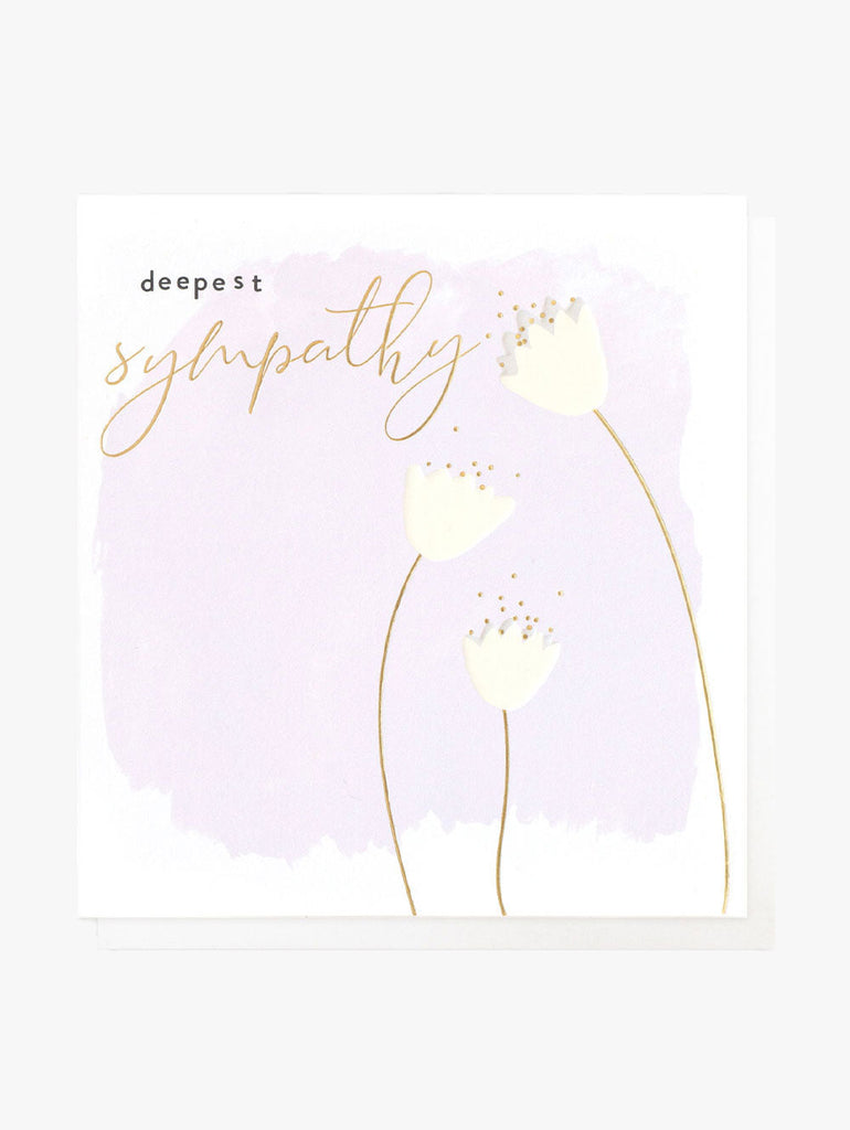 Deepest Sympathy Card – beautiful greeting card from C&K, an independent lifestyle store in Settle.