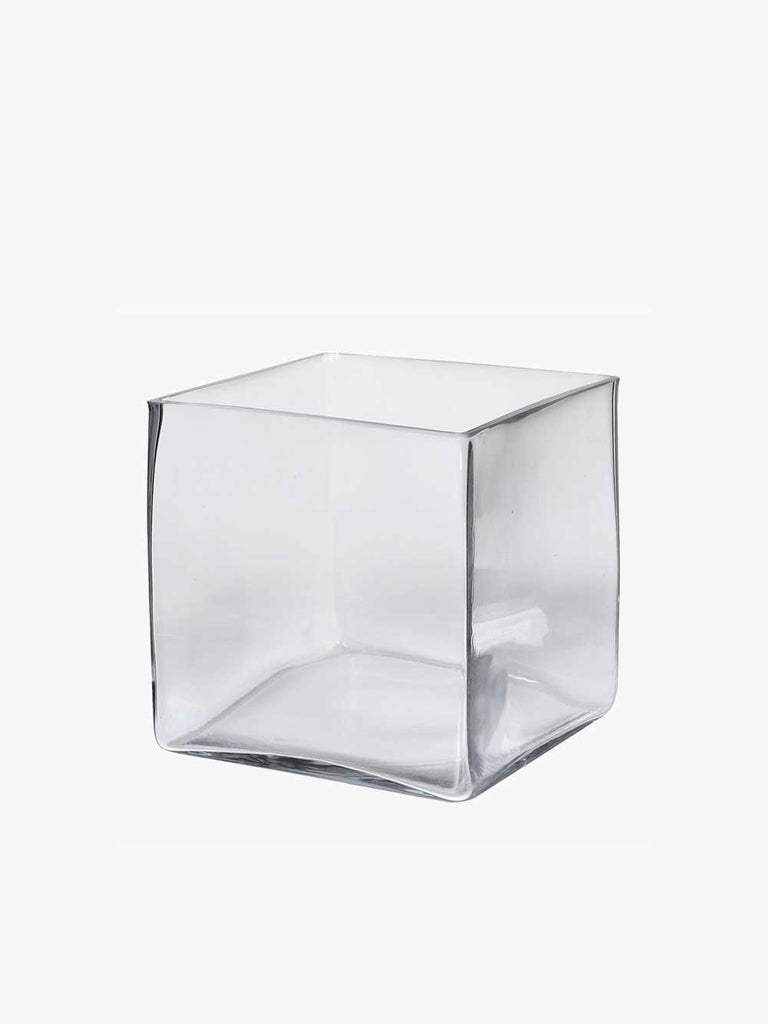 Small Square Glass Vase – thoughtful gifts and beautiful finds from C&K, an independent lifestyle store in Settle.