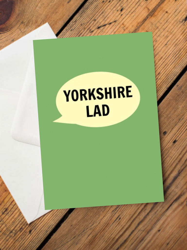Yorkshire Lad Card – thoughtful gifts and beautiful finds from C&K, an independent lifestyle store in Settle.