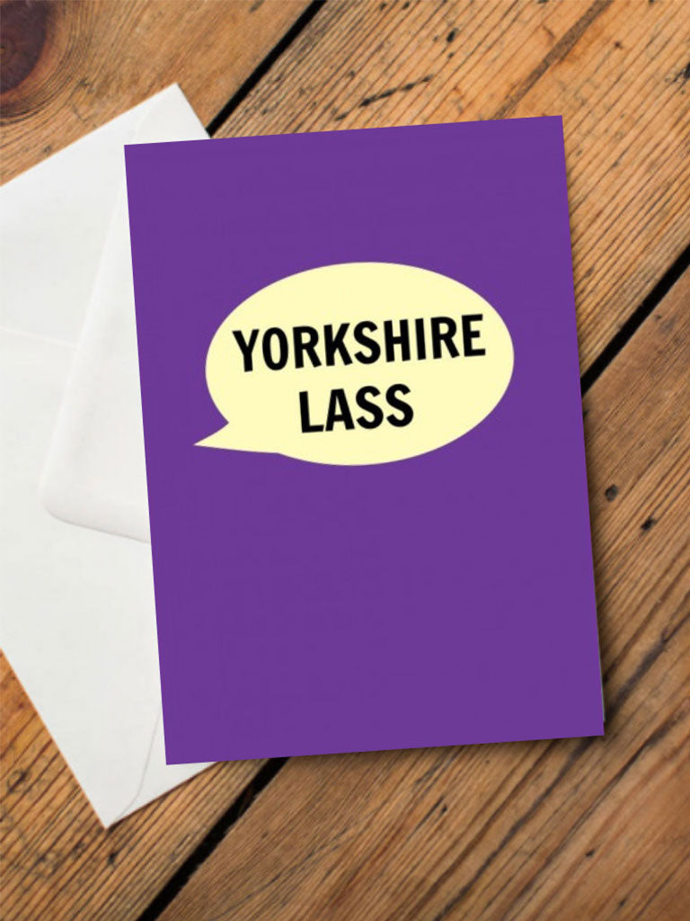 Yorkshire Lass Card – thoughtful gifts and beautiful finds from C&K, an independent lifestyle store in Settle.