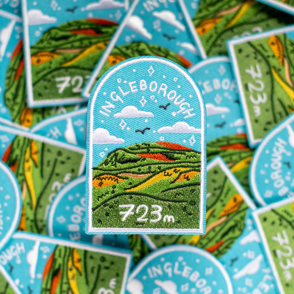 Yorkshire Three Peaks Ingleborough Patch – thoughtful gifts and beautiful finds from C&K, an independent lifestyle store in Settle.