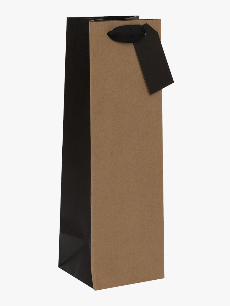 Ribbed Bottle Kraft Bag – beautiful greeting card from C&K, an independent lifestyle store in Settle.