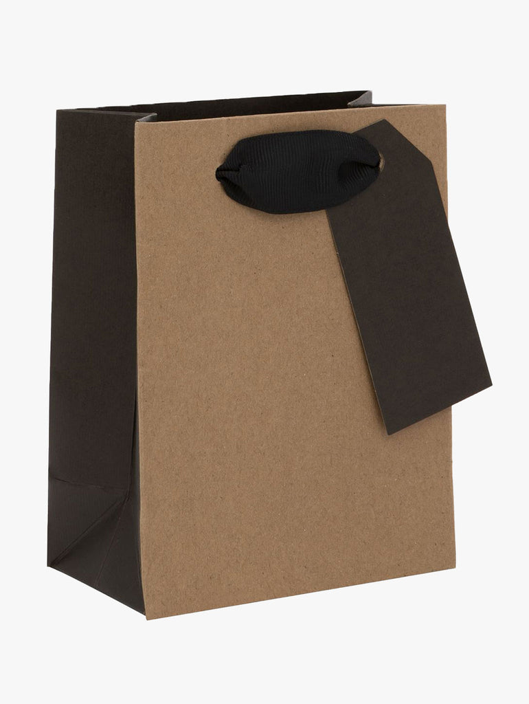 Small Ribbed Kraft Bag – beautiful greeting card from C&K, an independent lifestyle store in Settle.