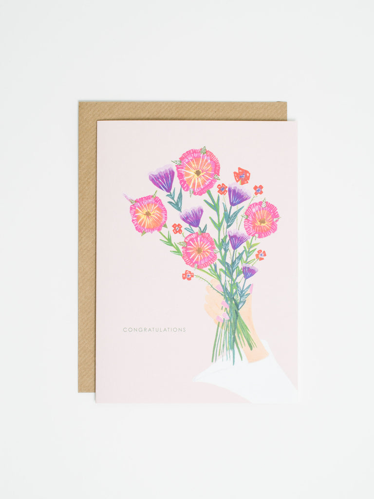 Wedding Flowers Card – beautiful greeting card from C&K, an independent lifestyle store in Settle.