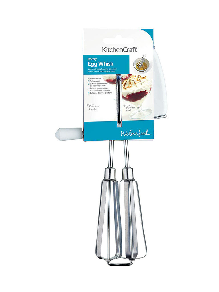 Side Handled Rotary Whisk – quality kitchenware & dining essentials by C&K, an independent lifestyle store in Settle.