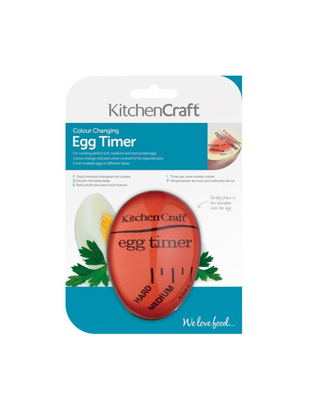 Colour Changing Egg Timer – quality kitchenware & dining essentials by C&K, an independent lifestyle store in Settle.