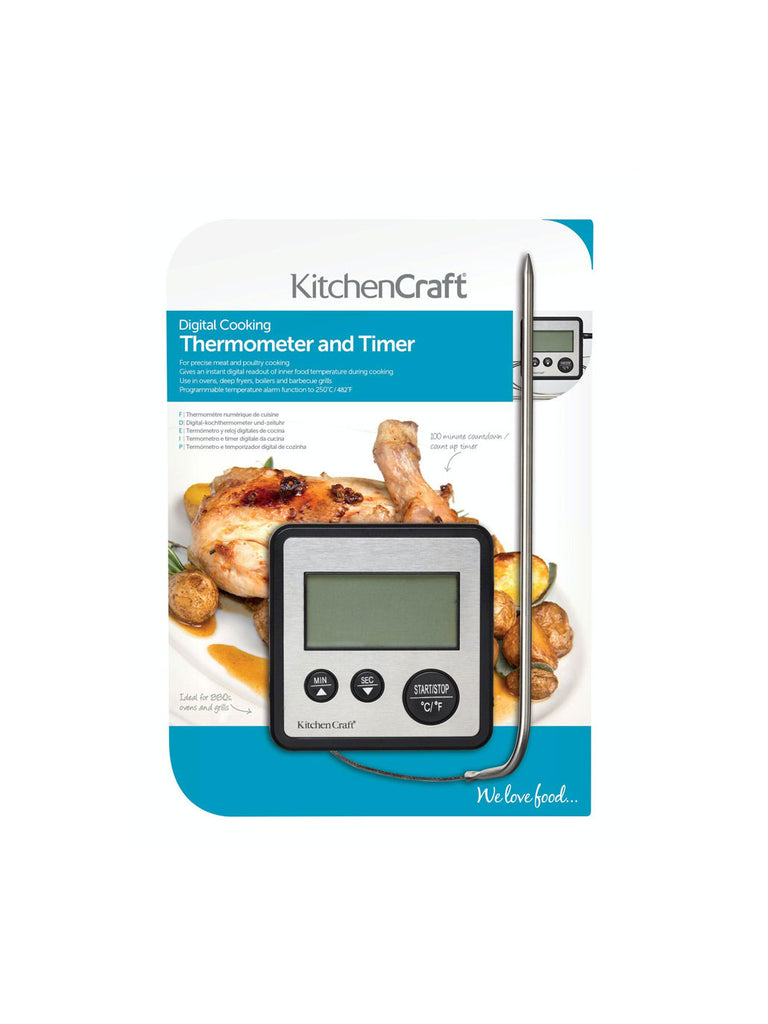 Digital Cooking Thermometer and Timer – quality kitchenware & dining essentials by C&K, an independent lifestyle store in Settle.