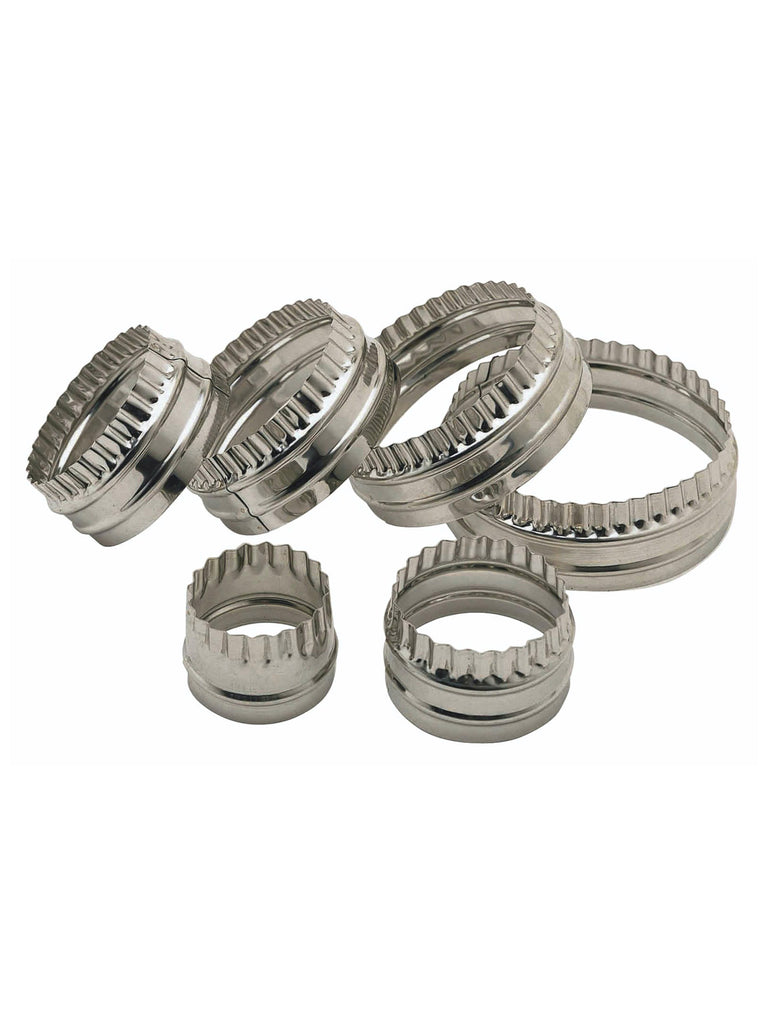 Double Edged Pastry Cutters Set/6 – quality kitchenware & dining essentials by C&K, an independent lifestyle store in Settle.