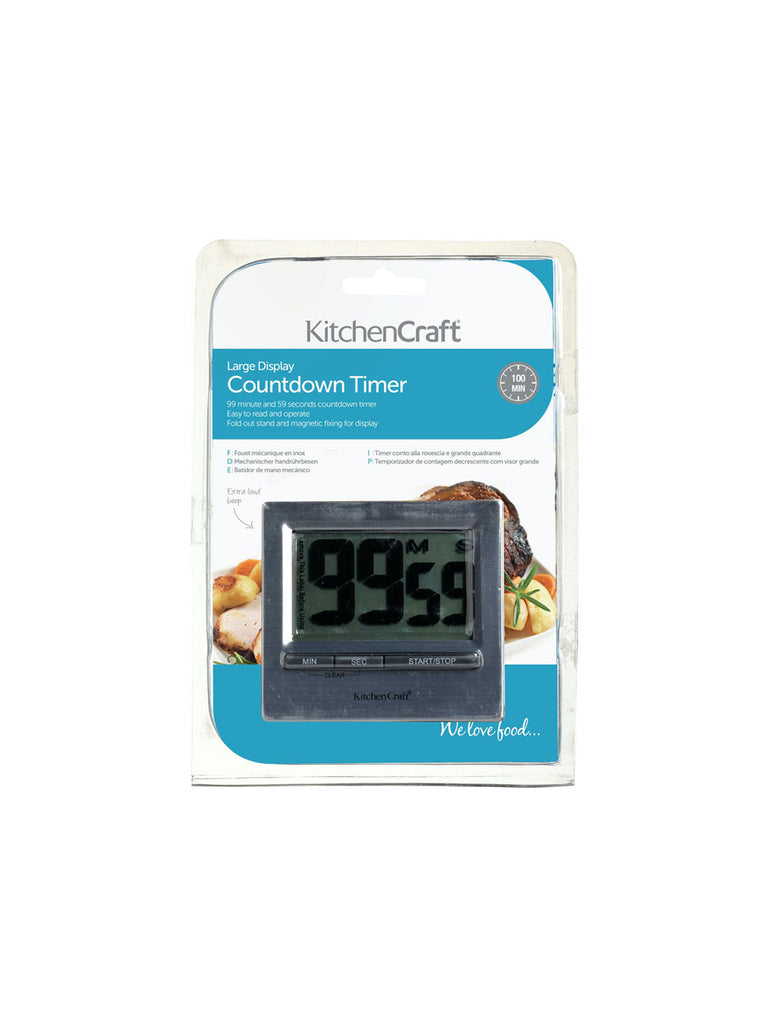 Large Display CountdownTimer – quality kitchenware & dining essentials by C&K, an independent lifestyle store in Settle.