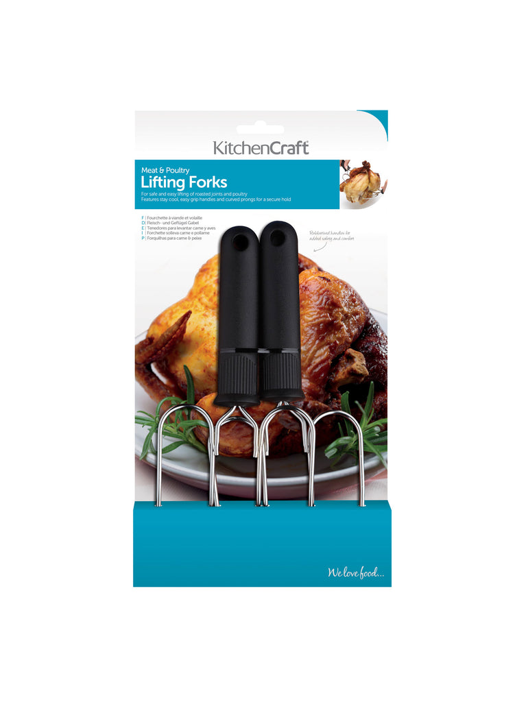 Meat & Poultry Lifting Forks – quality kitchenware & dining essentials by C&K, an independent lifestyle store in Settle.
