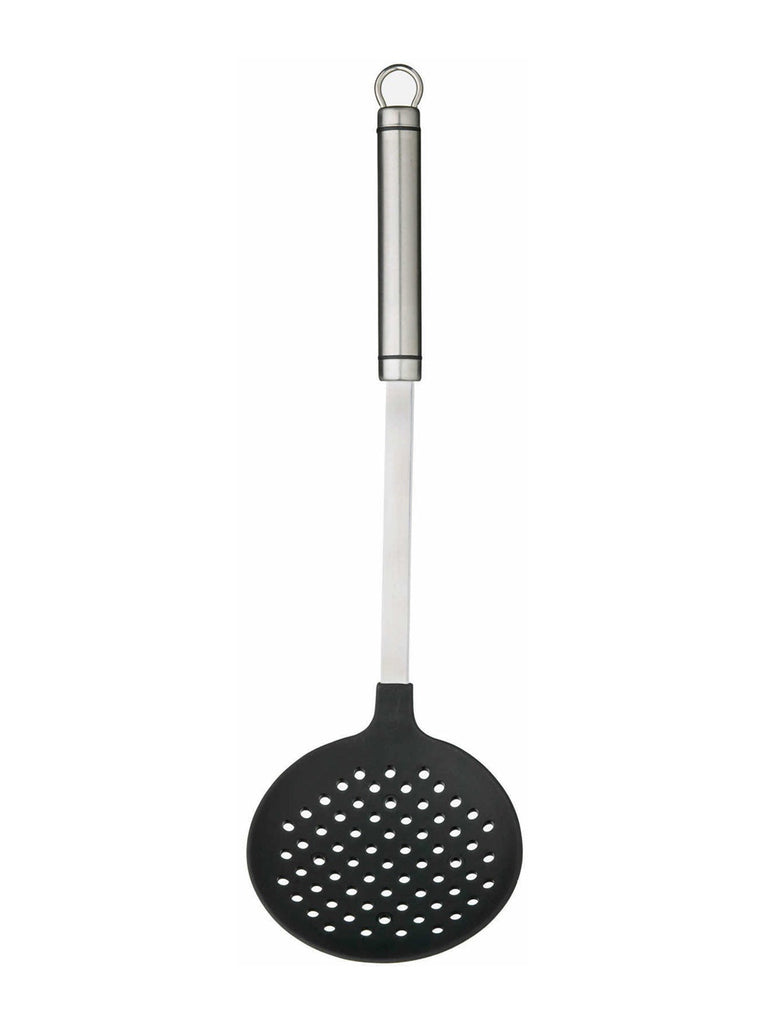 Oval Handled Stainless Steel Non-Stick Skimmer – quality kitchenware & dining essentials by C&K, an independent lifestyle store in Settle.