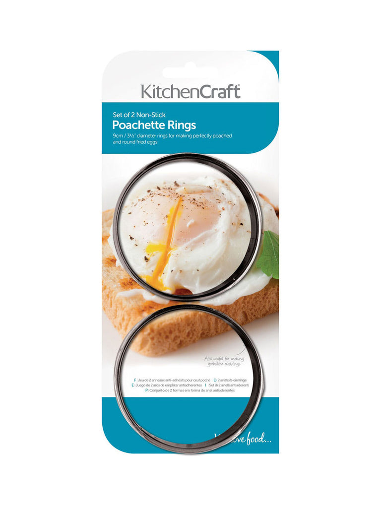 Set of 2 Non-Stick Poachette Rings – quality kitchenware & dining essentials by C&K, an independent lifestyle store in Settle.