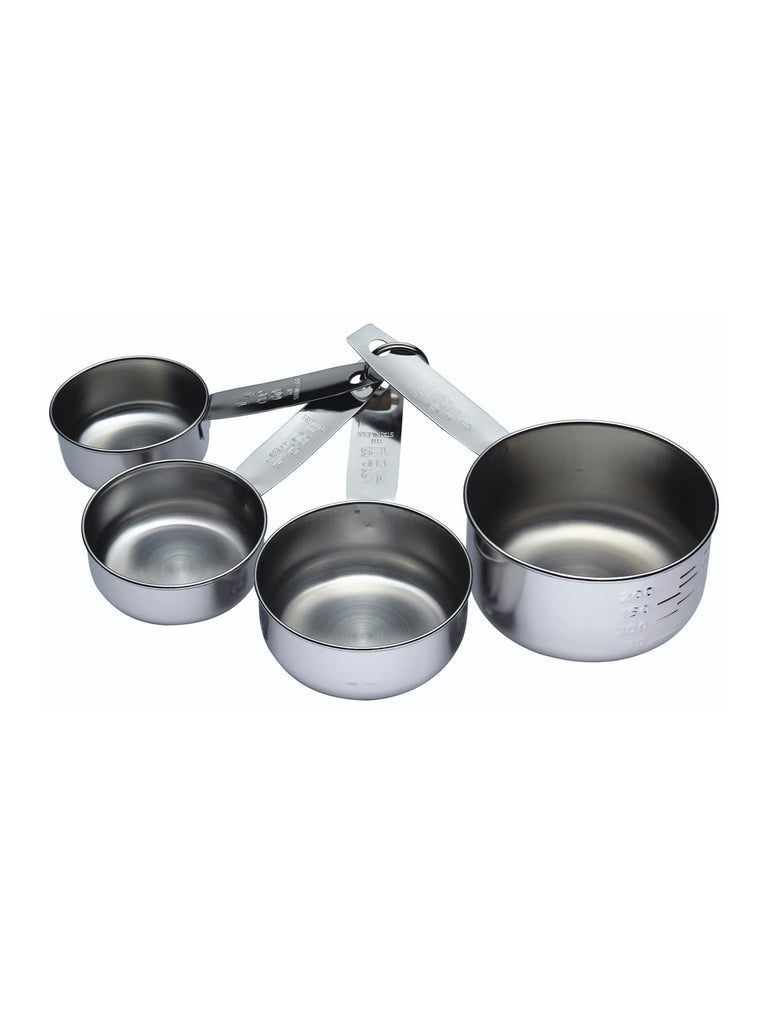 Stainless Steel 4 Piece Measuring Cup Set – quality kitchenware & dining essentials by C&K, an independent lifestyle store in Settle.