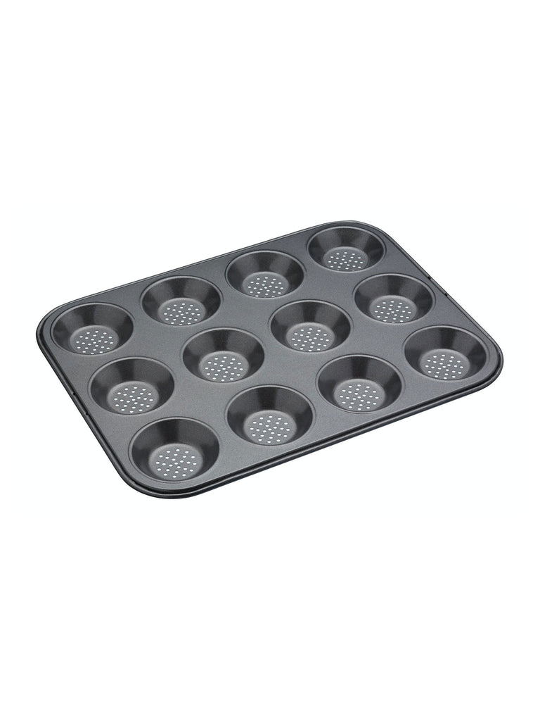 MasterClass Crusty Bake Non-Stick 12 Hole Shallow Baking Pan – quality kitchenware & dining essentials by C&K, an independent lifestyle store in Settle.