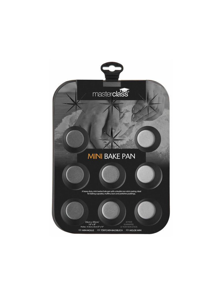 MasterClass Non-Stick 12 Hole Mini Tart Pan – quality kitchenware & dining essentials by C&K, an independent lifestyle store in Settle.